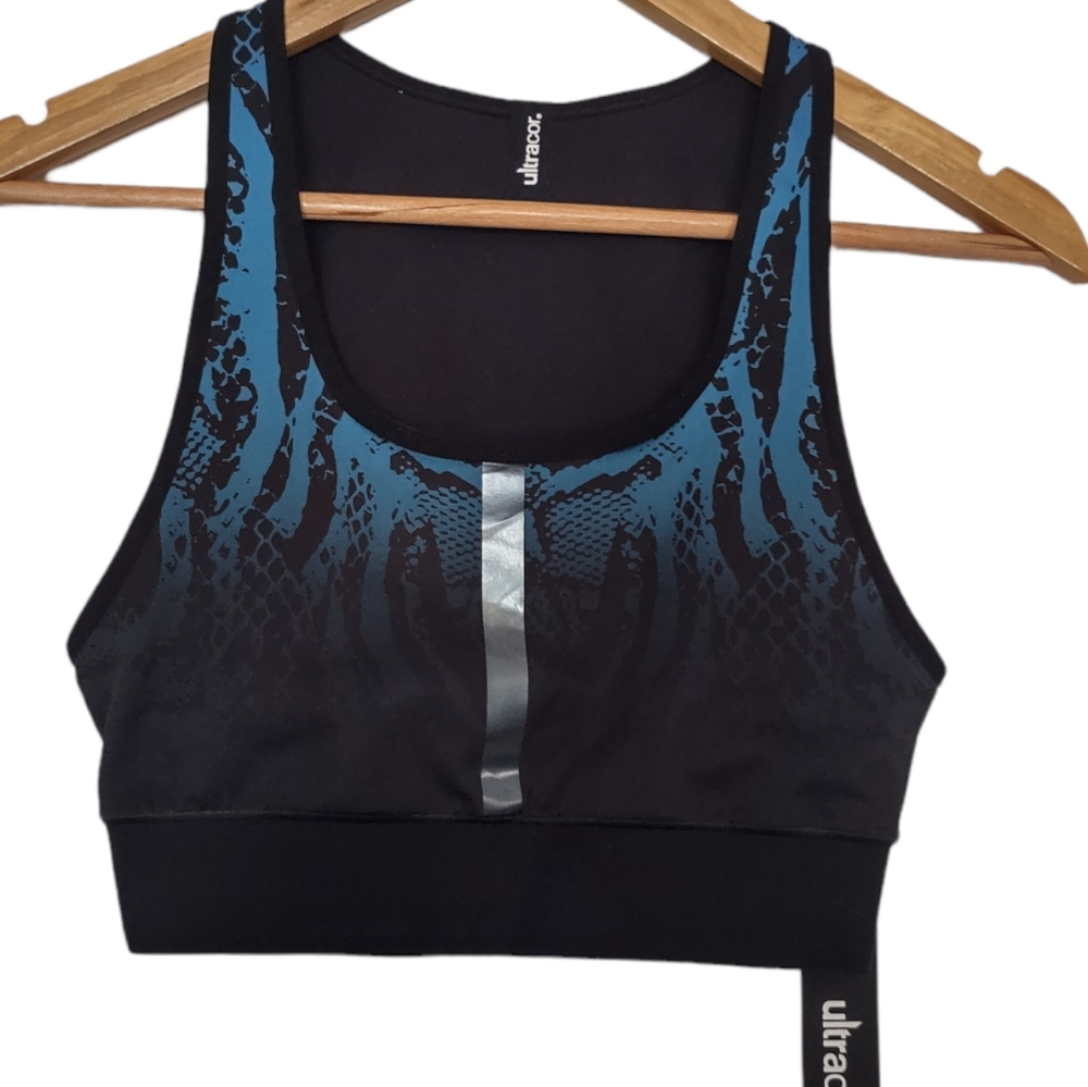 Ultracor Ombre Reptile Print Sports Bra Size XS